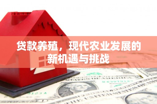 正阳贷款养殖，现代农业发展的新机遇与挑战