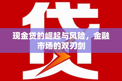 蒙阴现金贷的崛起与风险，金融市场的双刃剑