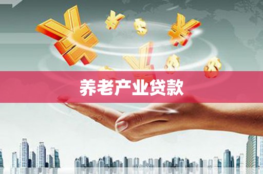 水上养老产业贷款