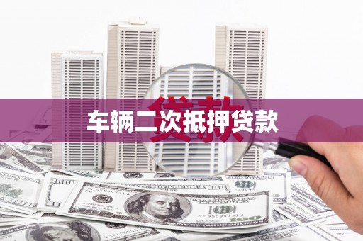保税区车辆二次抵押贷款