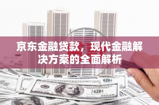 狮潭京东金融贷款，现代金融解决方案的全面解析