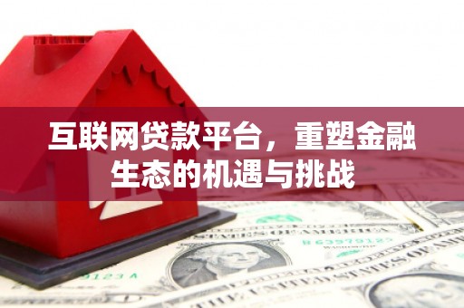 盐津互联网贷款平台，重塑金融生态的机遇与挑战