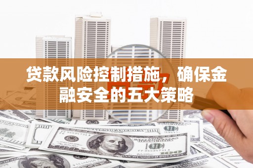 杭州贷款风险控制措施，确保金融安全的五大策略