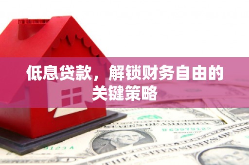 东乌旗低息贷款，解锁财务自由的关键策略