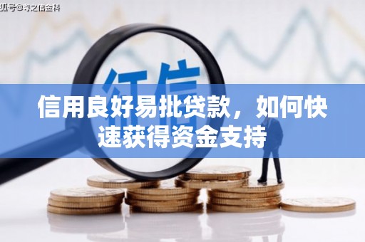 镜湖信用良好易批贷款，如何快速获得资金支持