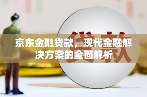 连城京东金融贷款，现代金融解决方案的全面解析