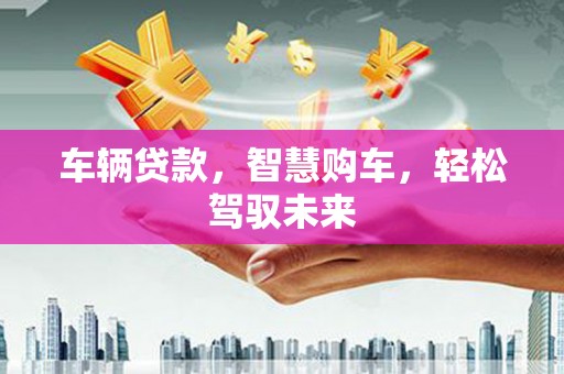 荥经车辆贷款，智慧购车，轻松驾驭未来