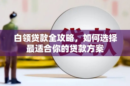 中国香港白领贷款全攻略，如何选择最适合你的贷款方案