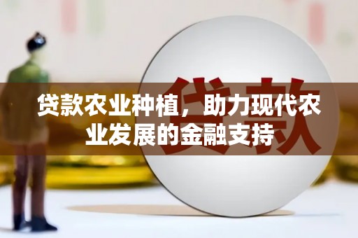 城子河贷款农业种植，助力现代农业发展的金融支持