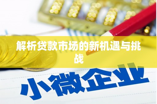 江源解析贷款市场的新机遇与挑战